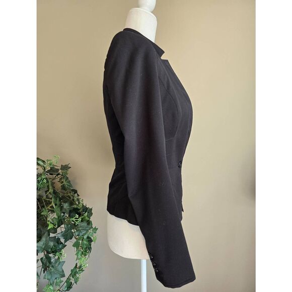 WHBM Blazer Sz 0 Black - Picture 3 of 7